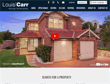 Tablet Screenshot of louiscarr.com